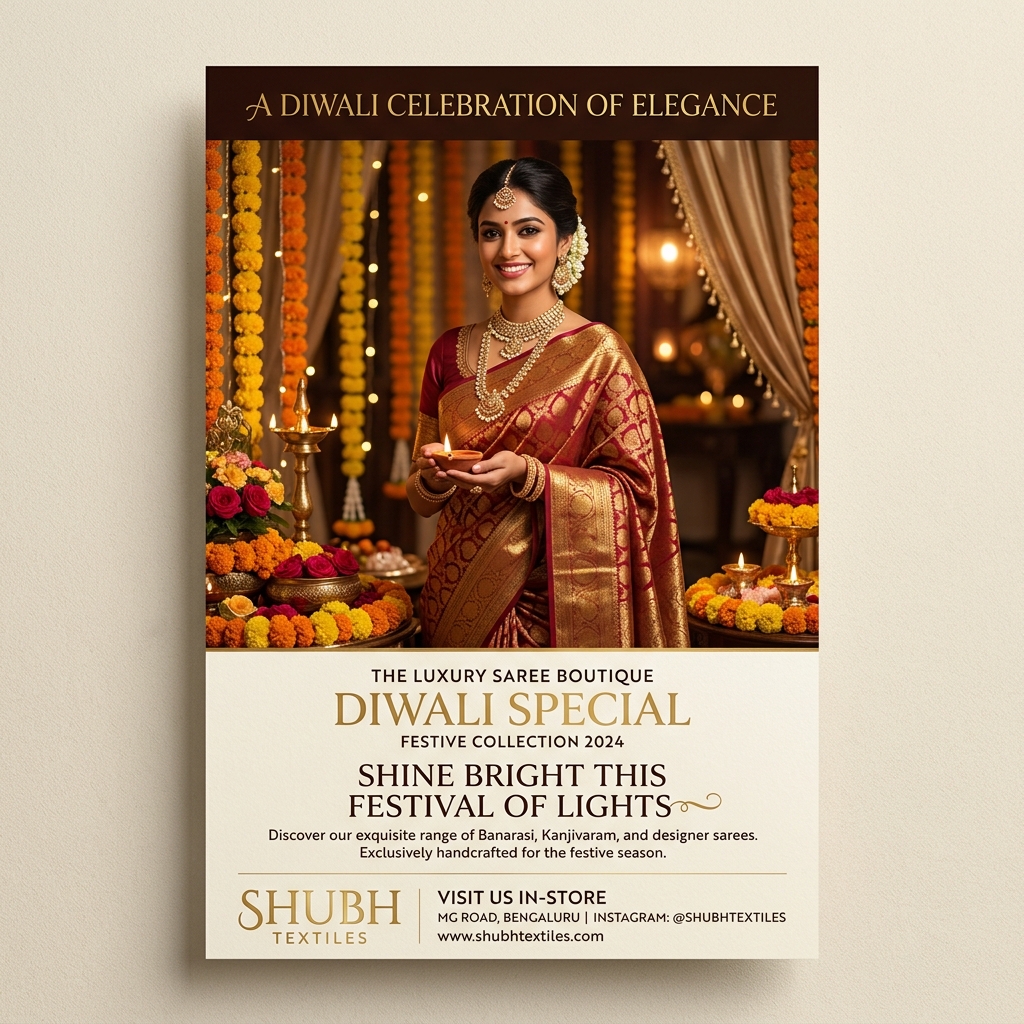 Generated Saree Poster